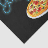 Neon Pizza Sign Seidenpapier (Ausschnitt)