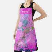 Neon Planets Liquid Art Oil and Acrylic Schürze (InSitu)