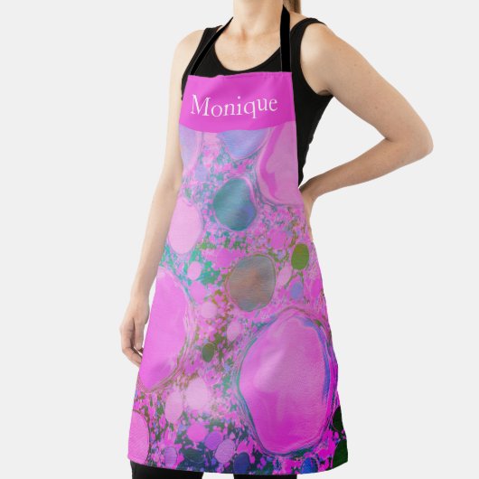 Neon Planets Liquid Art Oil and Acrylic Schürze (InSitu)