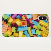 Neon Plastic Gebäude Blocks Case-Mate iPhone Hülle (Rückseite (Horizontal))