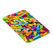 Neon Plastic Gebäude Blocks Magnet (Rechte Seite)