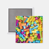 Neon Plastic Gebäude Blocks Magnet (Vorderseite/Rückseite)