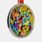 Neon Plastic Gebäude Blocks Ornament Aus Metall (Rechts)