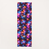 Neon-Polygon-Abstraktion mit Explosionen Yogamatte (Vorderseite)