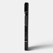 Neon-Pop-Art altes Retro-Telefon mit Monogram! Case-Mate iPhone Hülle (Rückseite / Links)