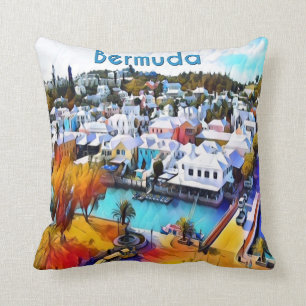Neon Pop Art Bermuda Kissen