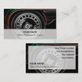 Neon Pop-Art für Turboautotuning-Experten Visitenkarte (Vorne/Hinten)