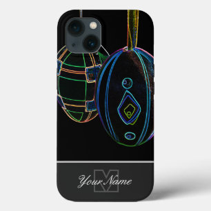 Neon-Pop-Art Happy Ostereier mit Monogram! Case-Mate iPhone Hülle