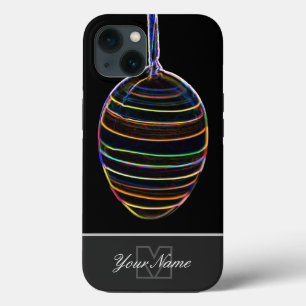 Neon-Pop-Art Happy Ostereier mit Monogram! Tasche- Case-Mate iPhone Hülle