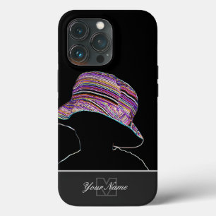 Neon-Pop-Art Kinderhut mit Monogram! Case-Mate iPhone Hülle