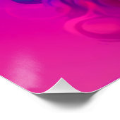 Neon Pop Art Portrait Poster (Ecke)