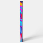 Neon Pop Art Portrait Samsung Galaxy Hülle (Linke Seite)