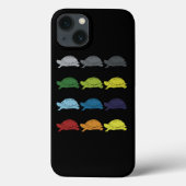 Neon Pop Art Retro Schildkröte Case-Mate iPhone Hülle (Rückseite)
