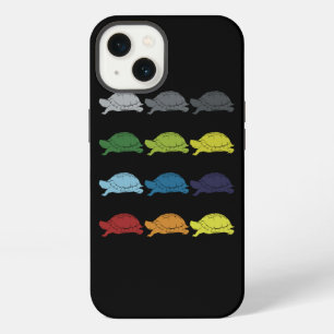 Neon Pop Art Retro-Schildkröte Geschenkidee iPhone 13 Hülle