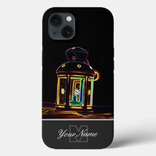 Neon-Pop-Art romantische Kerzenlicht mit Monogram! Case-Mate iPhone Hülle