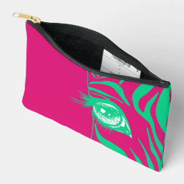 Neon Pop Art Zebrata Bag Zubehörtasche