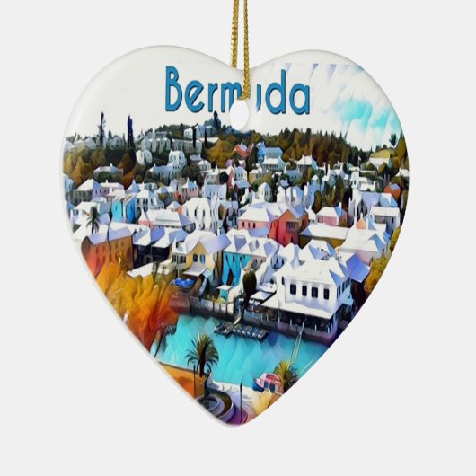 Neon Pop Bermuda Keramikornament (Rechts)