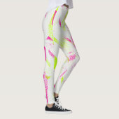 Neon Pop Chaos Leggings - Bold Abstrakt Street Vib (Rechts)