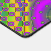 Neon Pop Paper Psychedelic Schreibtischunterlage (Ecke)