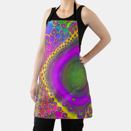 Neon Pop Paper Psychedelic Schürze (InSitu)