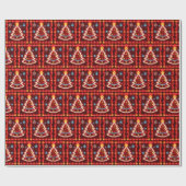 Neon Popular Christmas Holiday Collection Geschenkpapier (Flach)