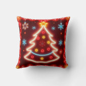 Neon Popular Christmas Holiday Collection Kissen (Rückseite)