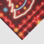 Neon Popular Christmas Holiday Collection Seidenpapier (Ausschnitt)