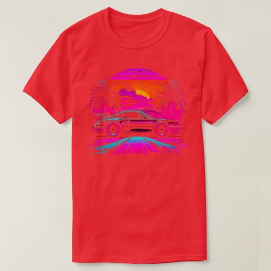 Neon Porsche Design 1 T-Shirt (Design vorne)