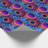 Neon-Portale - Gateway-Muster für kosmischen Horro Geschenkpapier (Ecke)
