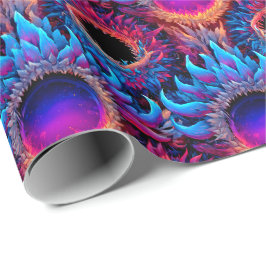 Neon Portals - Cosmic Horror Gateway Pattern Geschenkpapier