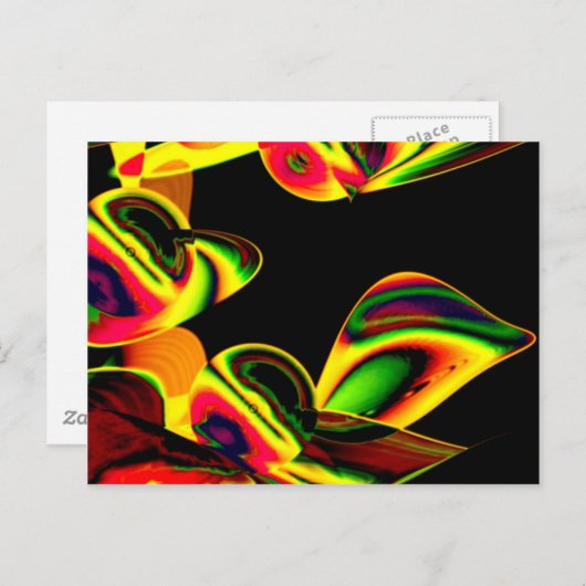 Neon Postkarte (Vorne/Hinten)