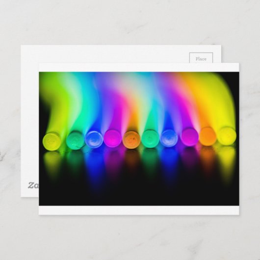Neon Postkarte (Vorne/Hinten)