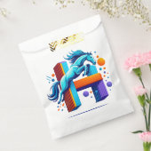 Neon Power Horse Jump Over H Letter Geschenktütchen (Versiegelt)