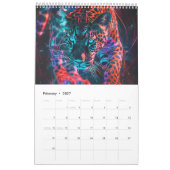 Neon Predators – Big Cat Calendar 2026 Kalender (Feb 2027)