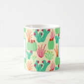 Neon Prickly Pear Ocotillo Cactus Desert Initial Kaffeetasse (Mittel)