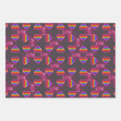 Neon Pride Geschenkpapier Set (Vorderseite 3)