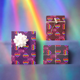 Neon Pride Geschenkpapier Set