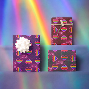 Neon Pride Geschenkpapier Set