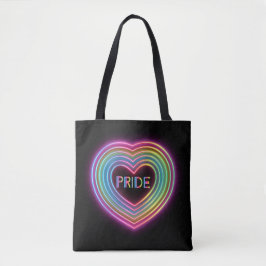 Neon Pride Heart Tasche