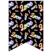 Neon Pride Wimpelkette (Zweite Fahne)