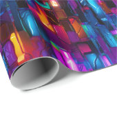 Neon Prism Extravaganz Geschenkpapier (Rolleneckpunkt)
