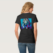 Neon Prowler – White Tiger Graphic Tee (Rückseite Vollansicht)
