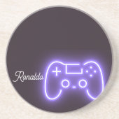 NEON PS4-Handle-individuelle Name Getränkeuntersetzer (Vorne)