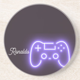 NEON PS4-Handle-individuelle Name Getränkeuntersetzer