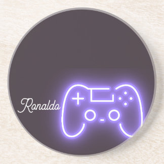 NEON PS4-Handle-individuelle Name Getränkeuntersetzer