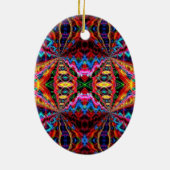 Neon Psychedelic Abstrakt Ornament 2 (Hinten)