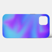 Neon Psychedelic Blue Lila Swirl Case-Mate iPhone Hülle (Rückseite (Horizontal))