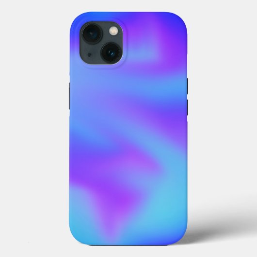 Neon Psychedelic Blue Lila Swirl Case-Mate iPhone Hülle (Rückseite)
