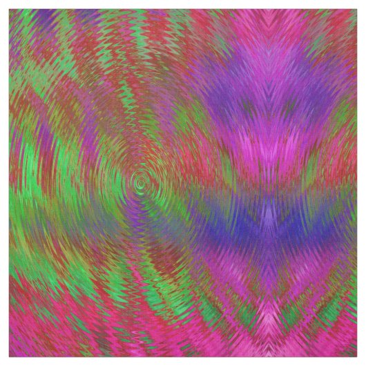 Neon Psychedelic Geometric Stoff (Muster)