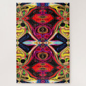 Neon Psychedelic Jigsaw Puzzle 2 (Vertikal)